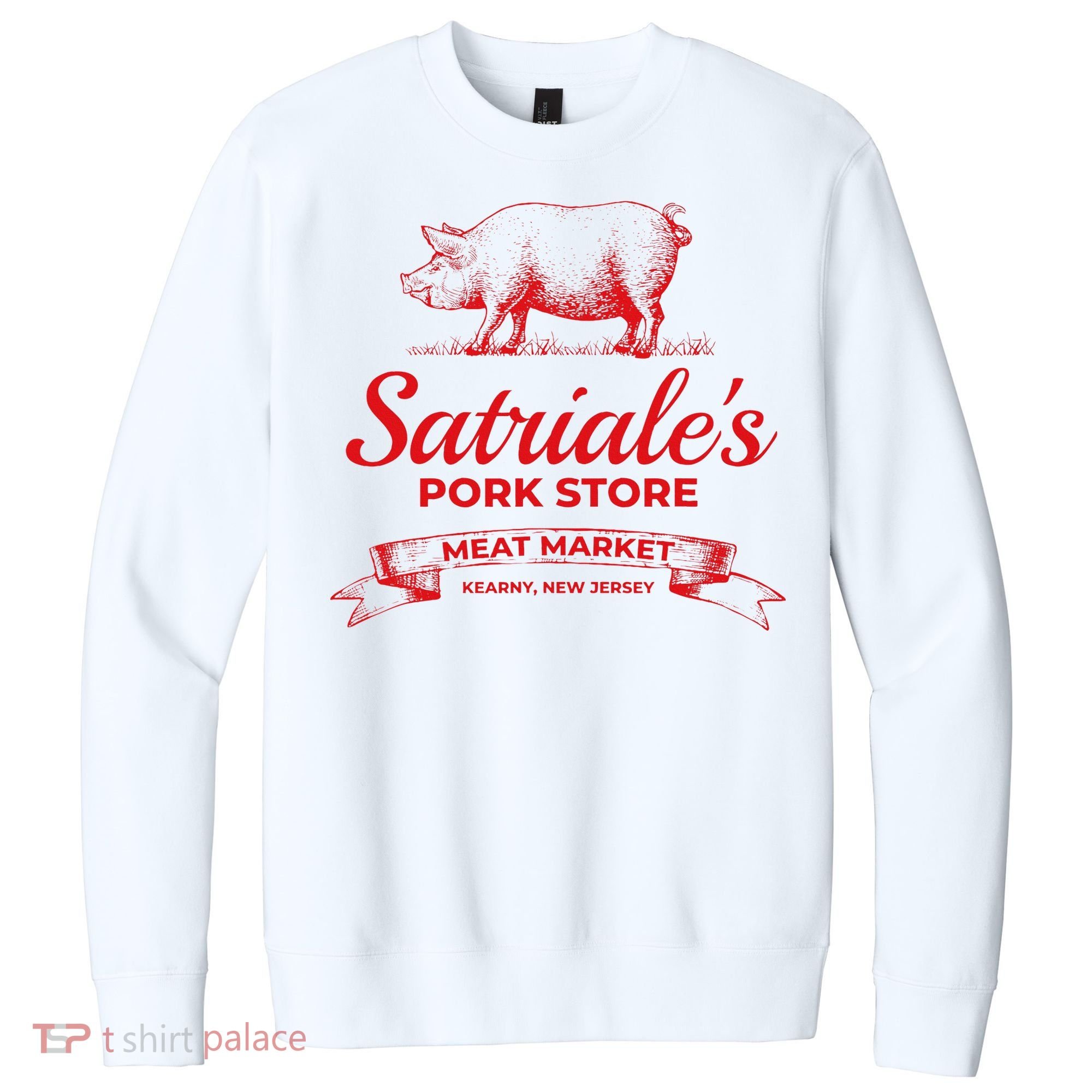 Satriale’S Pork Store Kearny New Jersey V.I.T. Fleece Crew Sweatshirt