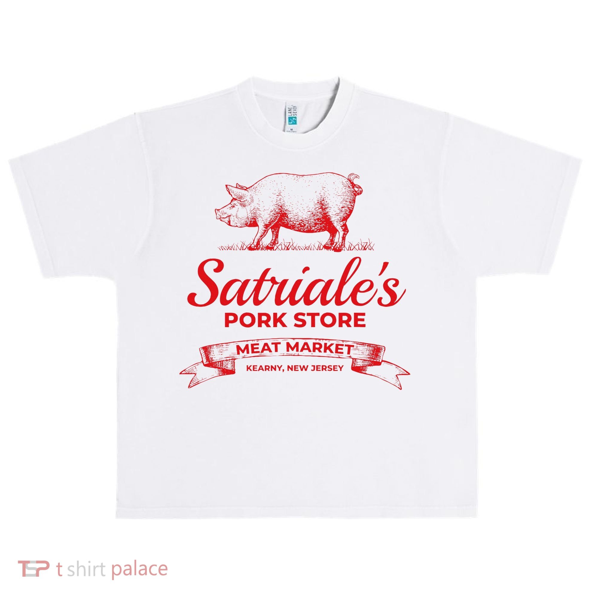 Satriale’S Pork Store Kearny New Jersey Urban Oversized Heavyweight T-Shirt