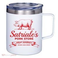 Satriale’S Pork Store Kearny New Jersey 12oz Stainless Steel Coffee Mug thumb 0