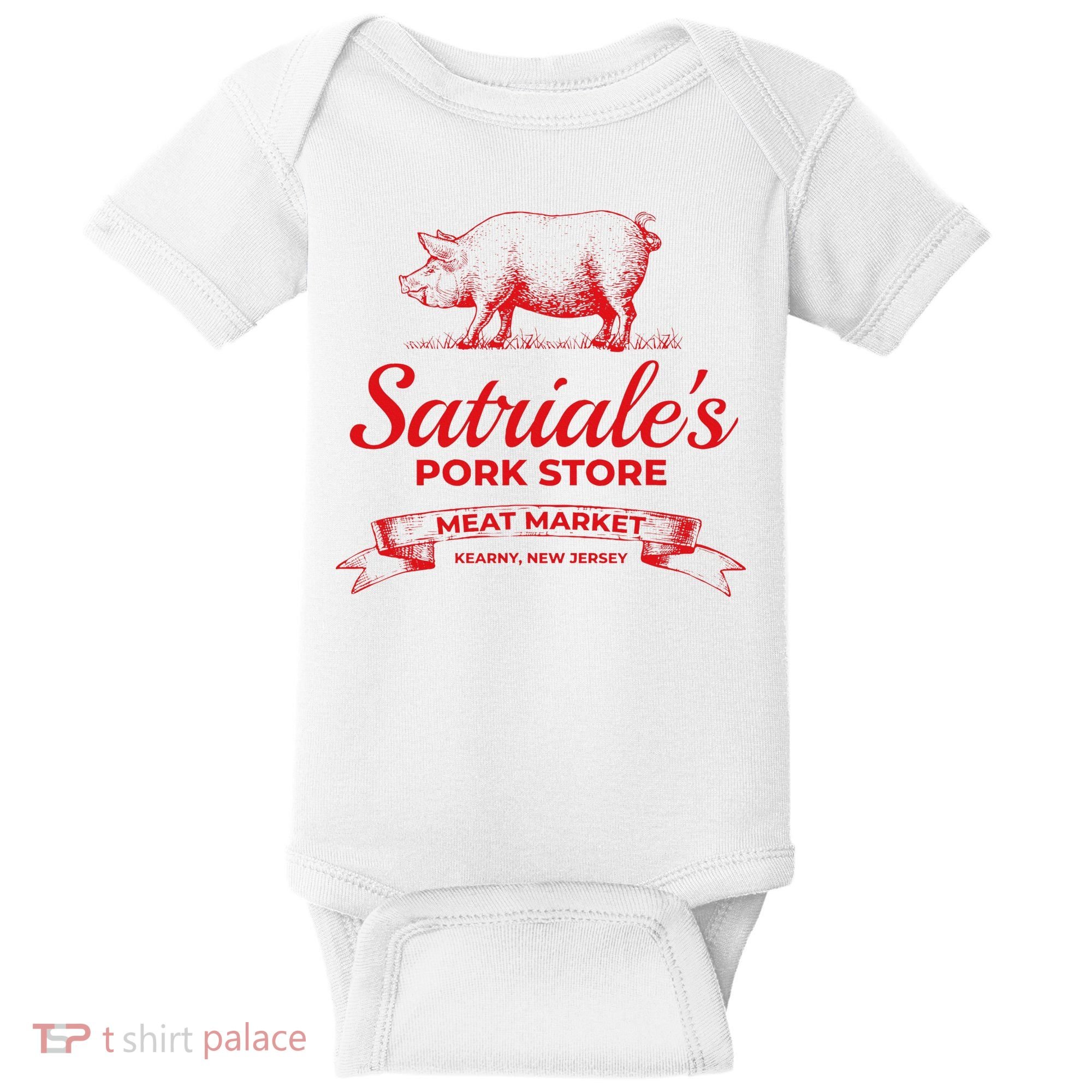 Satriale’S Pork Store Kearny New Jersey Baby Bodysuit