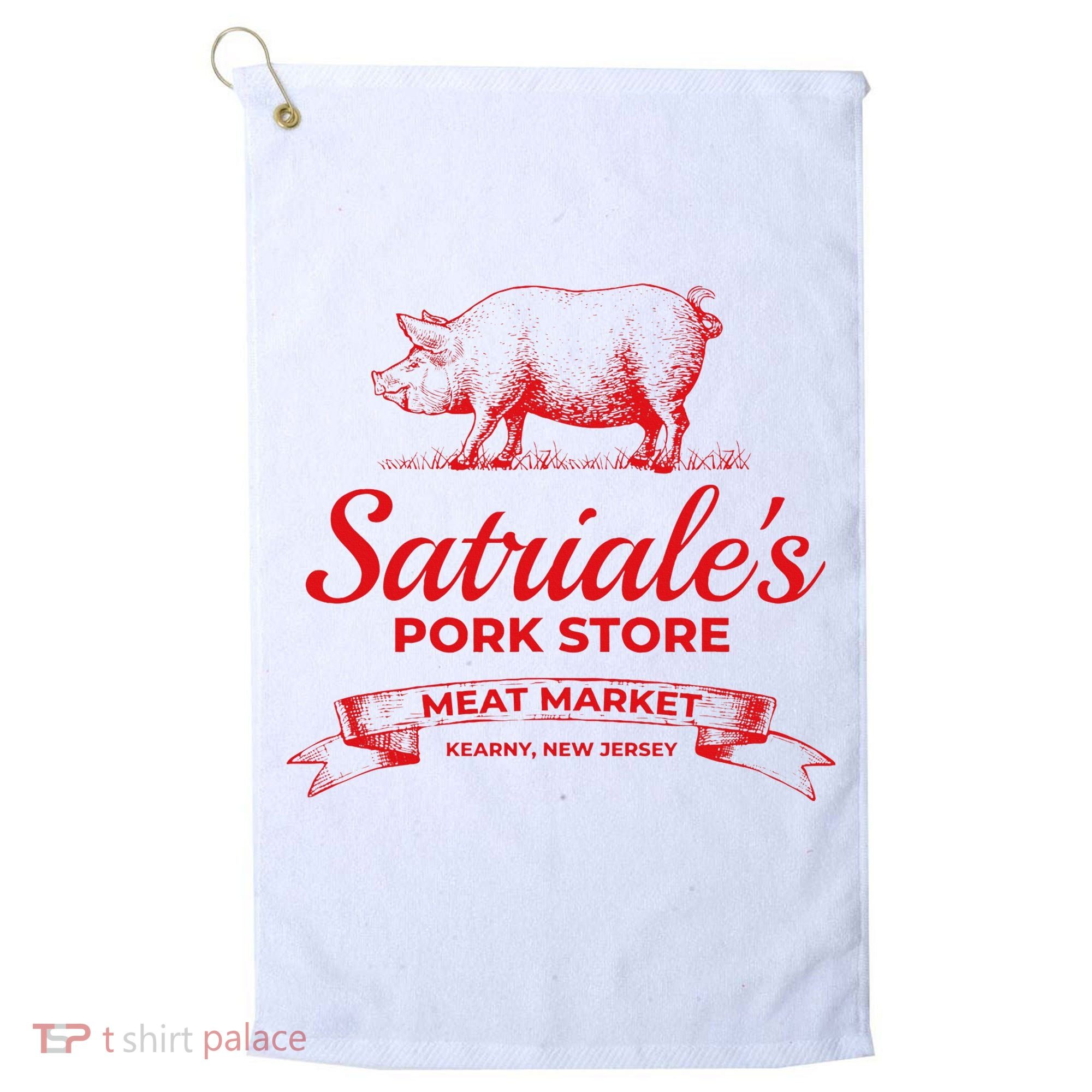 Satriale’S Pork Store Kearny New Jersey Golf Towel