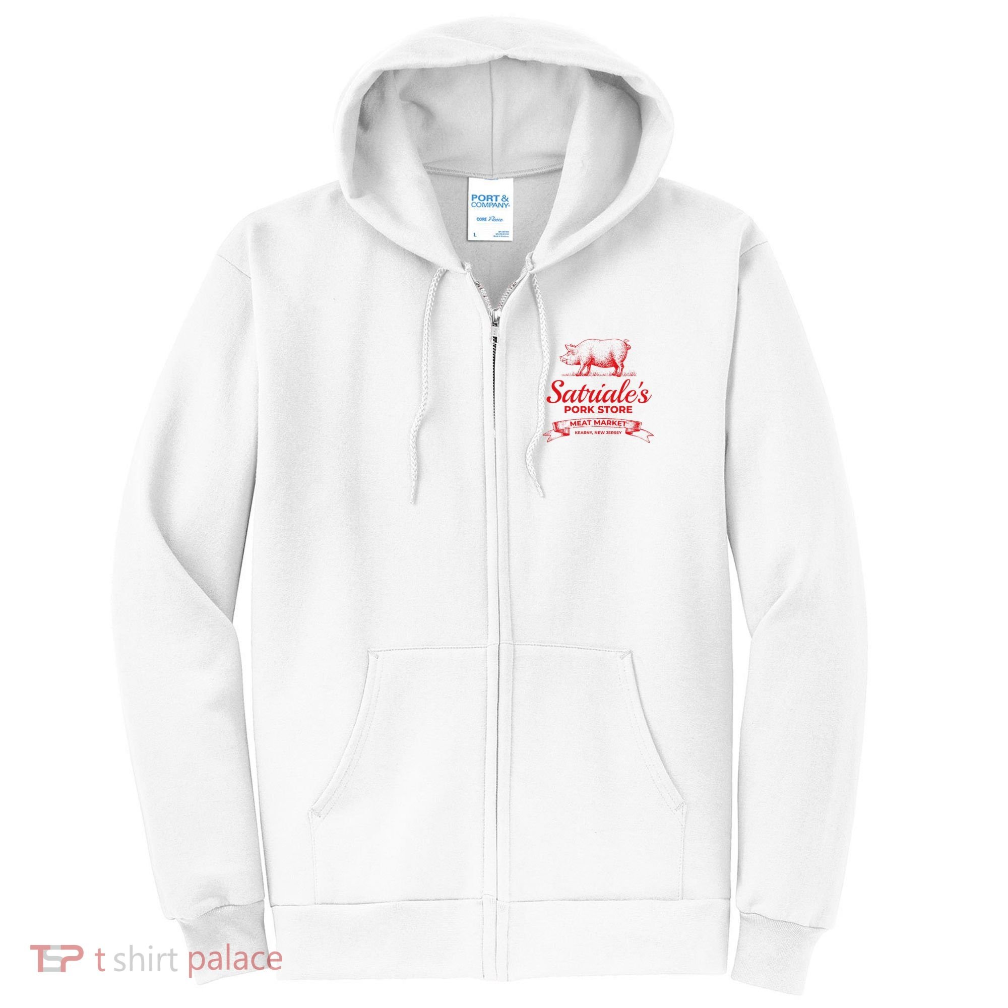 Satriale’S Pork Store Kearny New Jersey Full Zip Hoodie