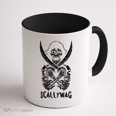 Scallywag Pirate Coffee Mug back