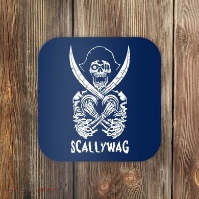 Scallywag Pirate Coaster
