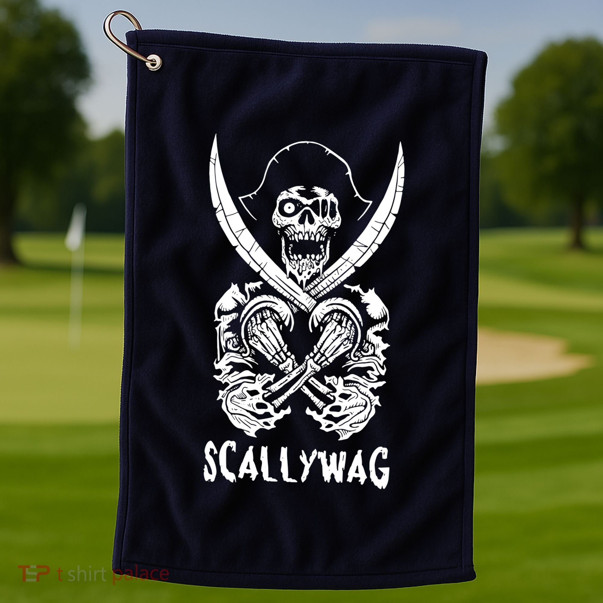 Scallywag Pirate Golf Towel