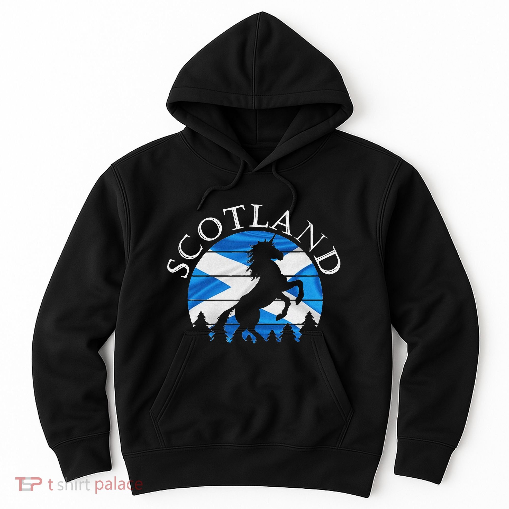 Scottish Pride Scotland Unicorn Scotland Flag Saltire Hoodie