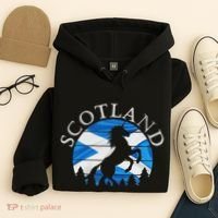Scottish Pride Scotland Unicorn Scotland Flag Saltire Hoodie thumb 4