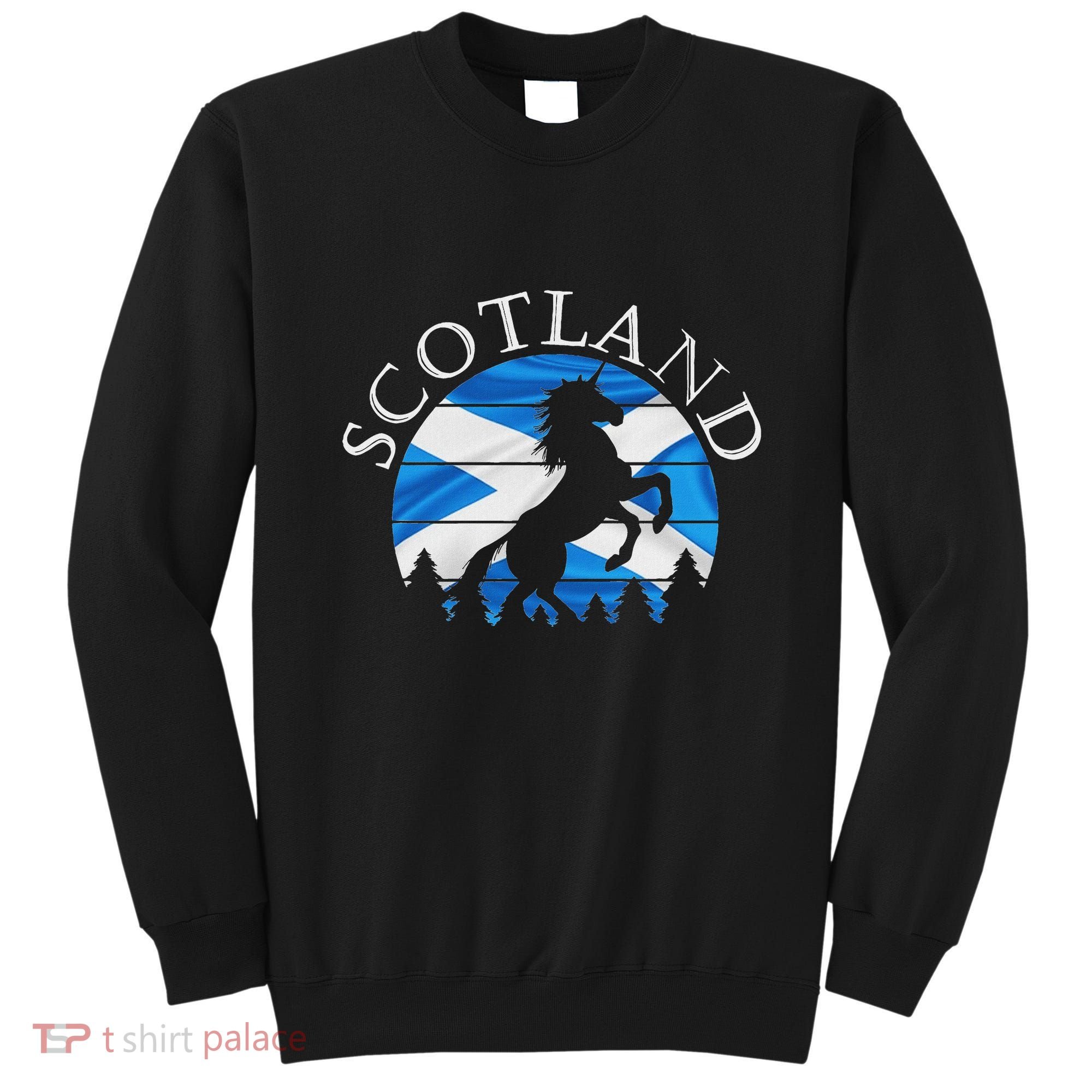 Scottish Pride Scotland Unicorn Scotland Flag Saltire Sweatshirt