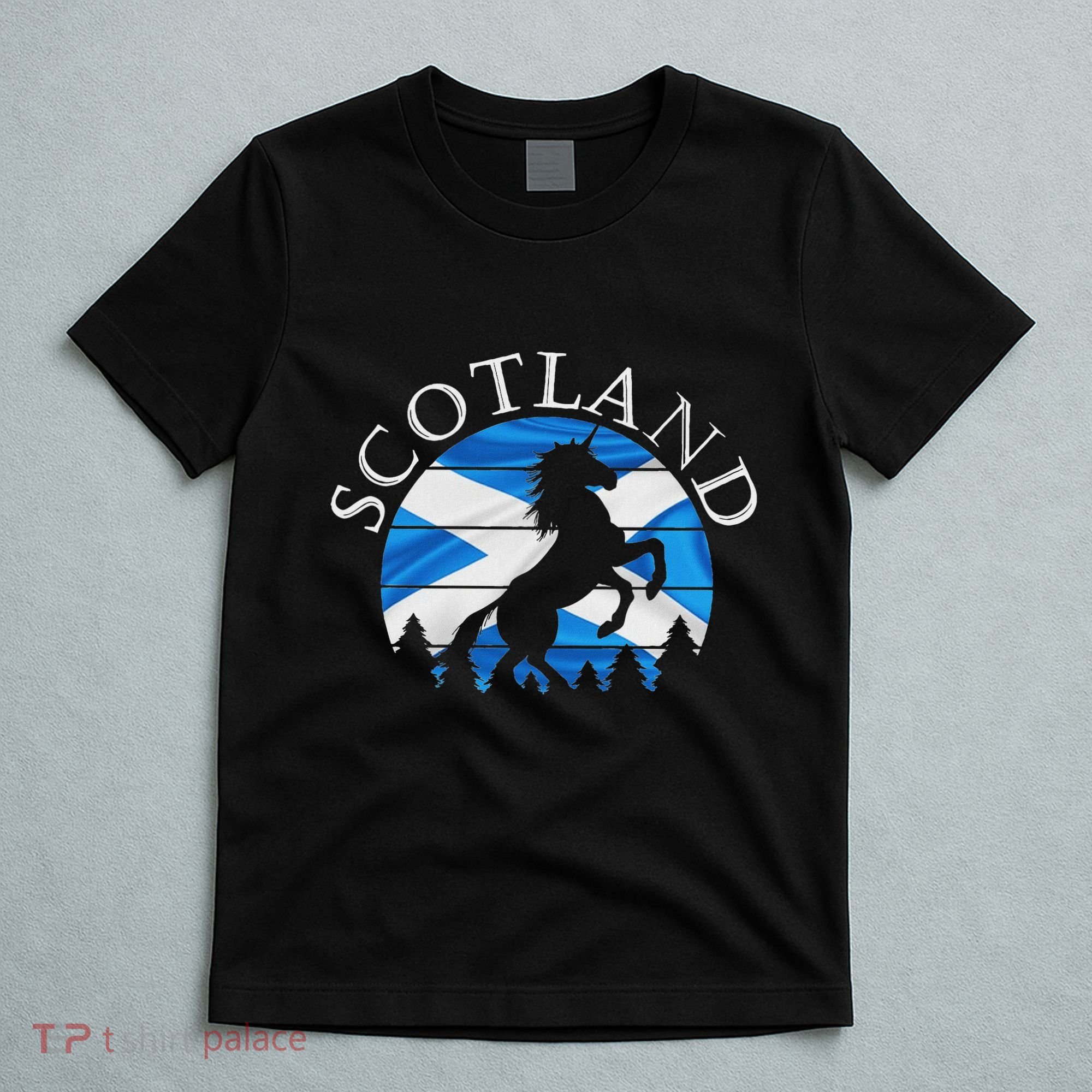 Scottish Pride Scotland Unicorn Scotland Flag Saltire T-Shirt