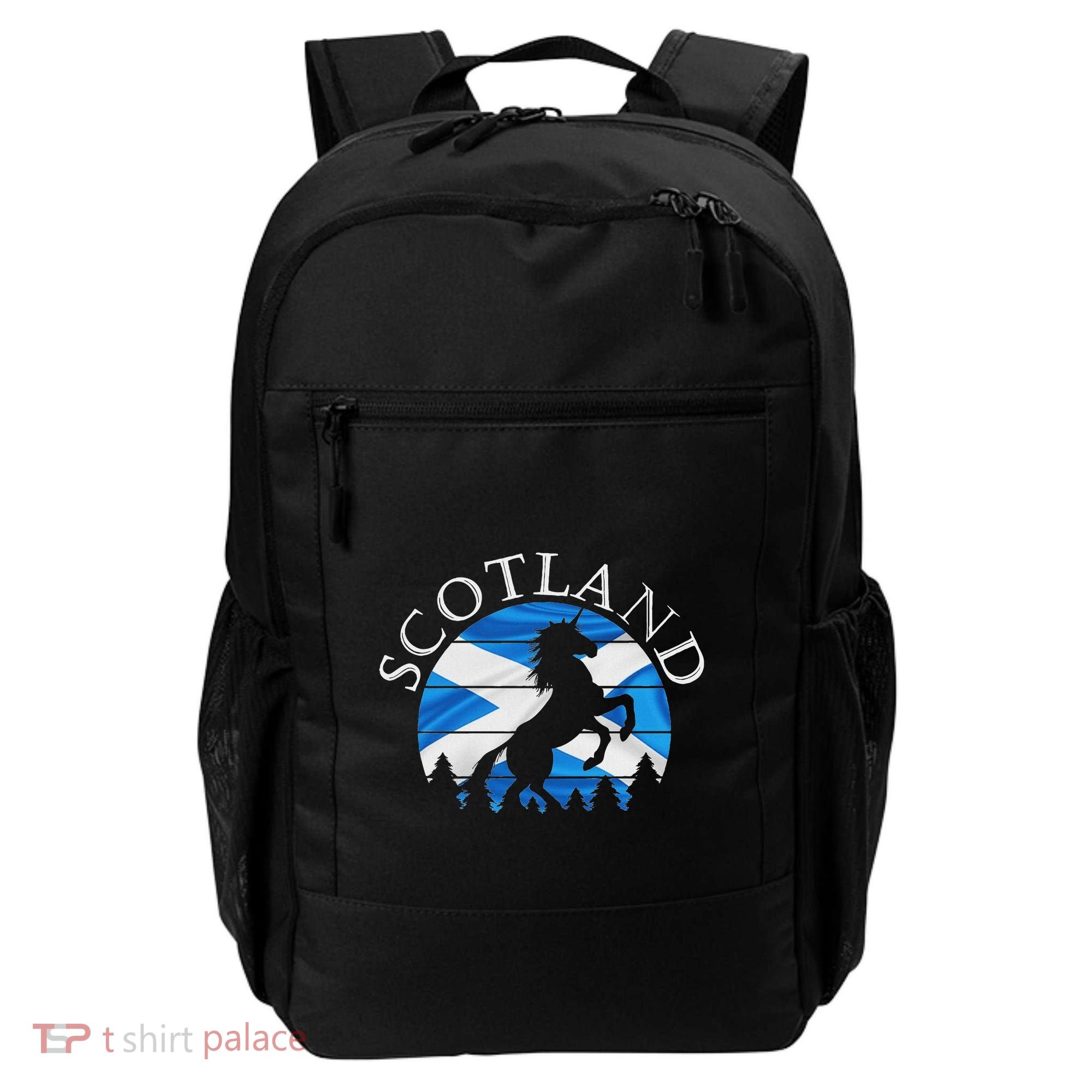 Scottish Pride Scotland Unicorn Scotland Flag Saltire Backpack