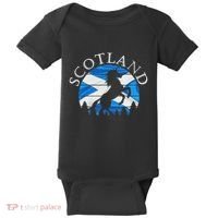 Scottish Pride Scotland Unicorn Scotland Flag Saltire Baby Bodysuit thumb 0