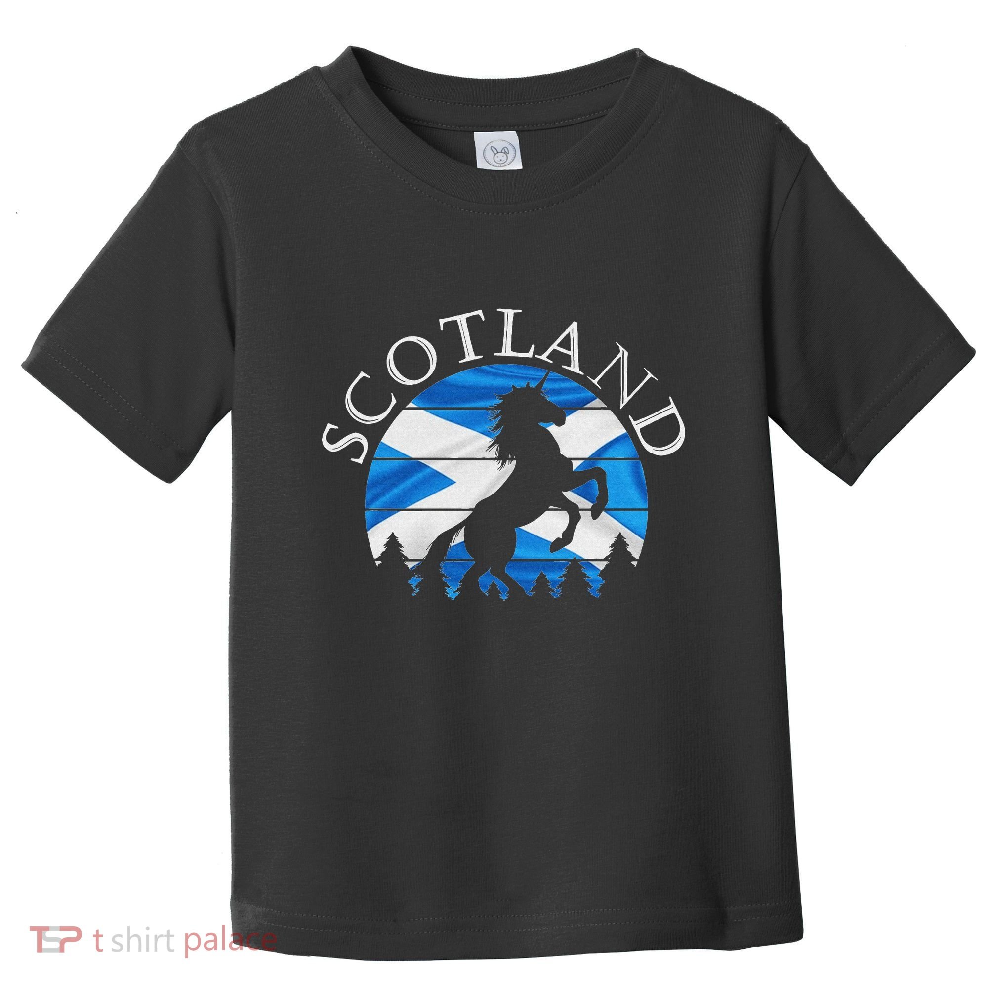 Scottish Pride Scotland Unicorn Scotland Flag Saltire Toddler T-Shirt