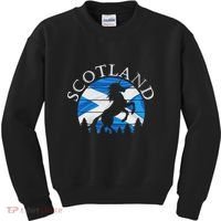Scottish Pride Scotland Unicorn Scotland Flag Saltire Kids Sweatshirt thumb 0