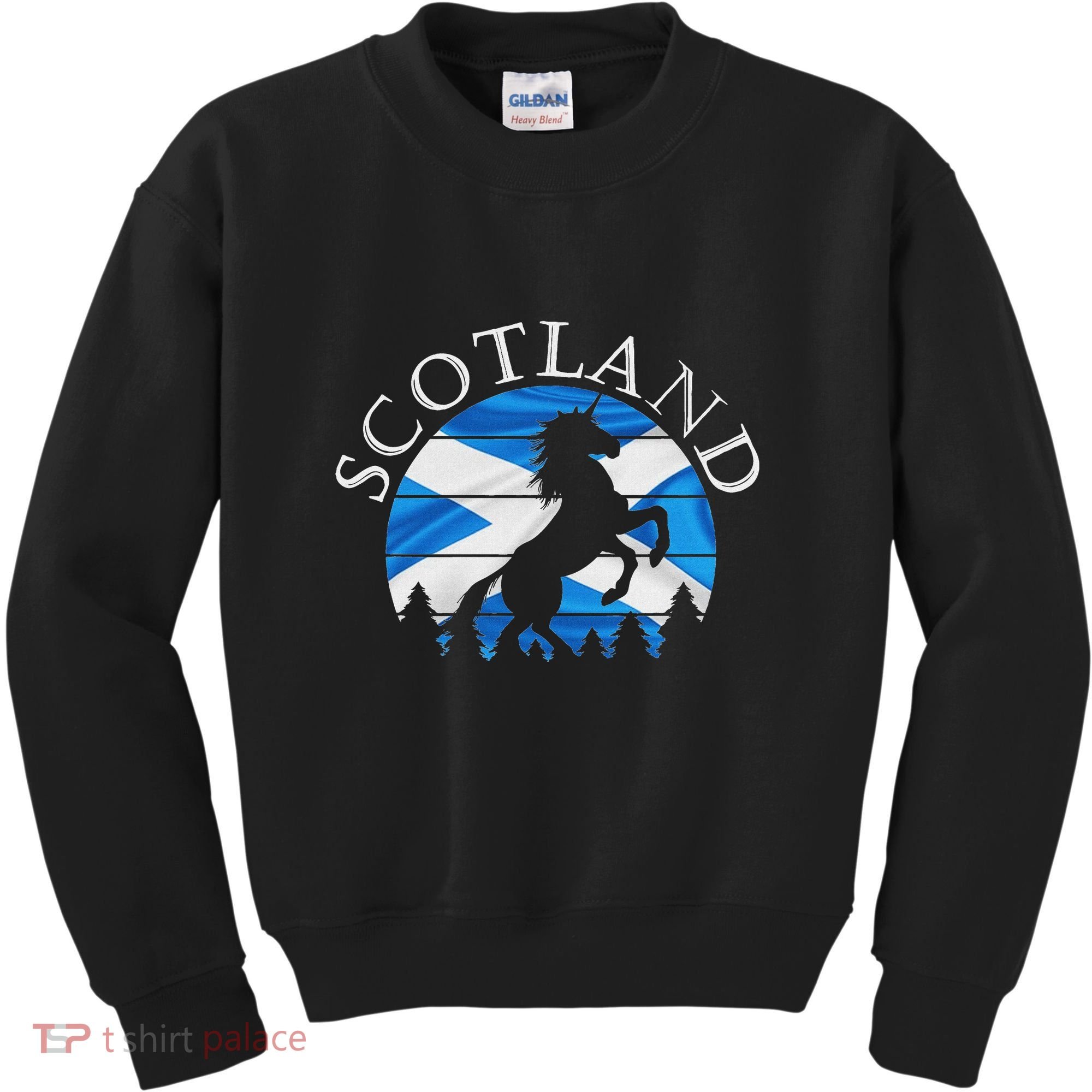 Scottish Pride Scotland Unicorn Scotland Flag Saltire Kids Sweatshirt