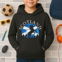 Scottish Pride Scotland Unicorn Scotland Flag Saltire Kids Hoodie thumb 2