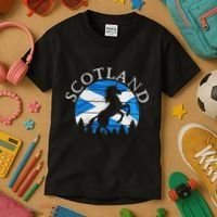 Scottish Pride Scotland Unicorn Scotland Flag Saltire Kids T-Shirt thumb 3