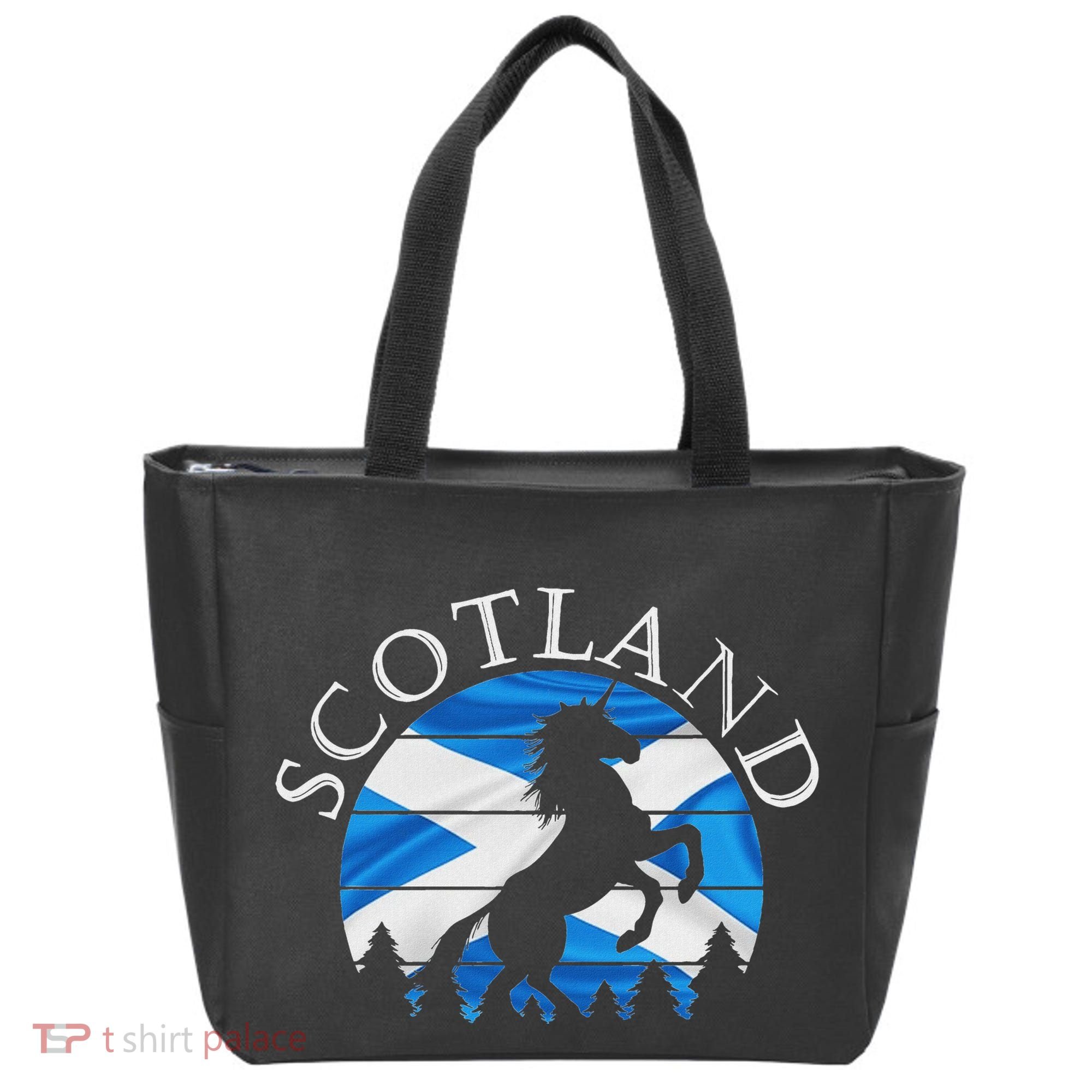 Scottish Pride Scotland Unicorn Scotland Flag Saltire Tote Bag