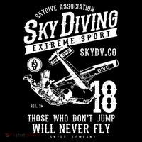 Skydiving Parachuting Skydive Tee Skydiver Backpack thumb 2