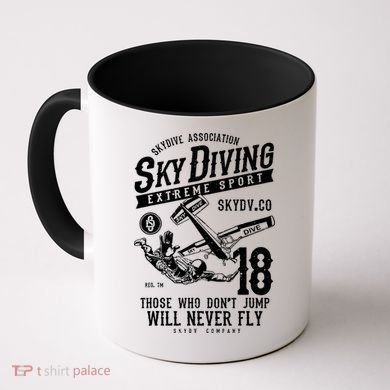 Skydiving Parachuting Skydive Tee Skydiver Coffee Mug