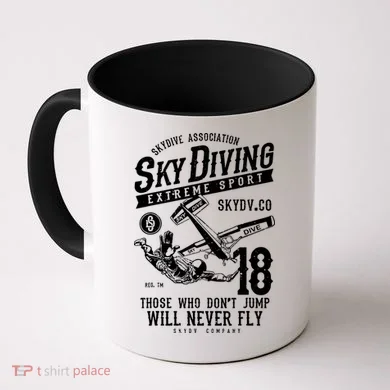 Skydiving Parachuting Skydive Tee Skydiver Coffee Mug