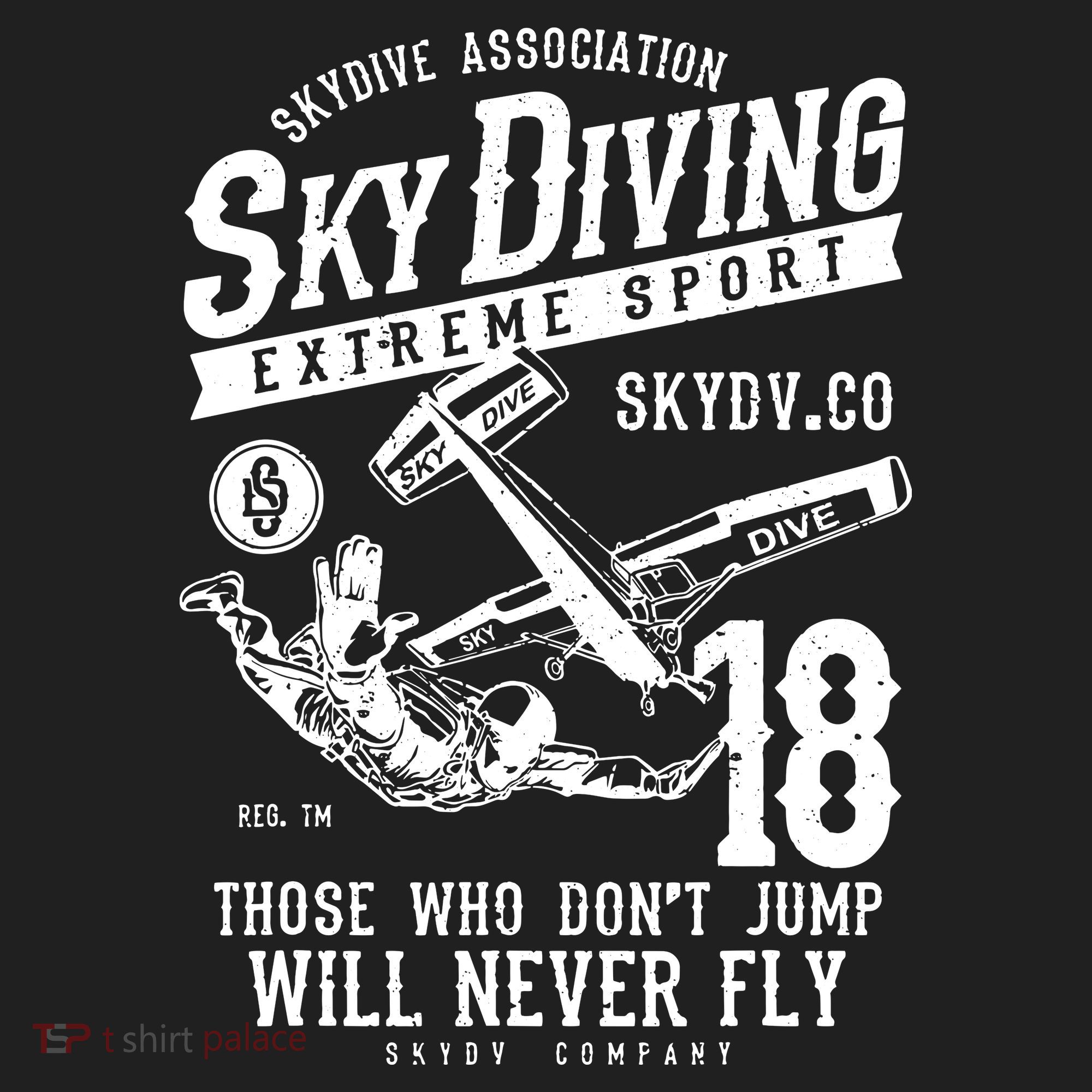 Skydiving Parachuting Skydive Tee Skydiver Tumbler