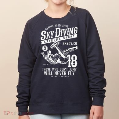 Skydiving Parachuting Skydive Tee Skydiver Women's Sweatshirt