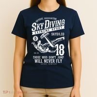 Skydiving Parachuting Skydive Tee Skydiver T-Shirt thumb 4