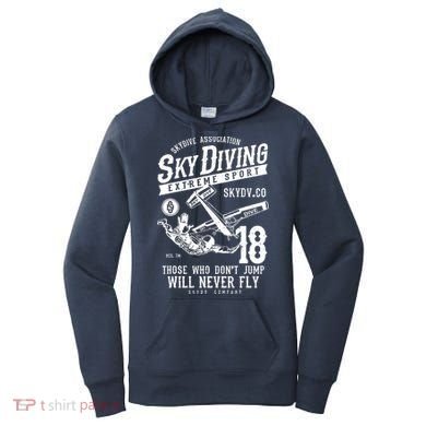 Skydiving Parachuting Skydive Tee Skydiver Women's Hoodie