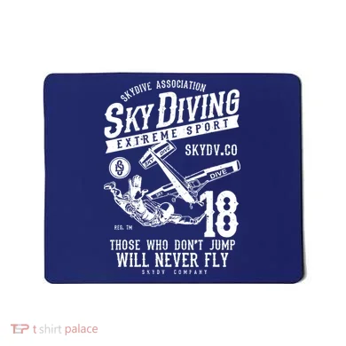 Skydiving Parachuting Skydive Tee Skydiver Mousepad