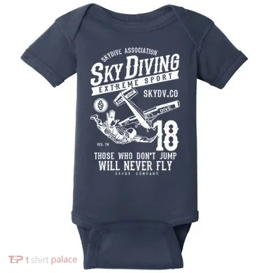 Skydiving Parachuting Skydive Tee Skydiver Baby Bodysuit