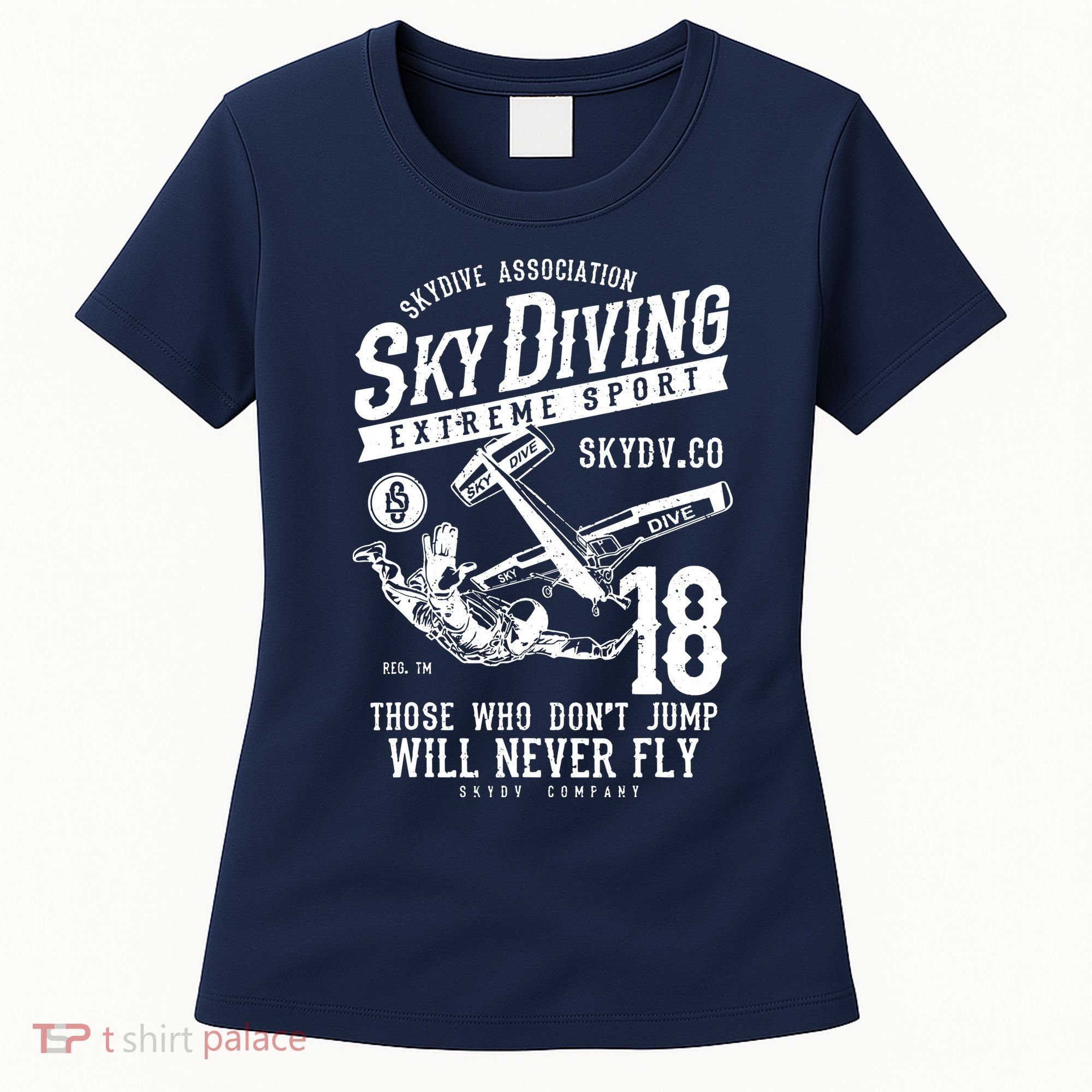 Skydiving Parachuting Skydive Tee Skydiver Women's T-Shirt