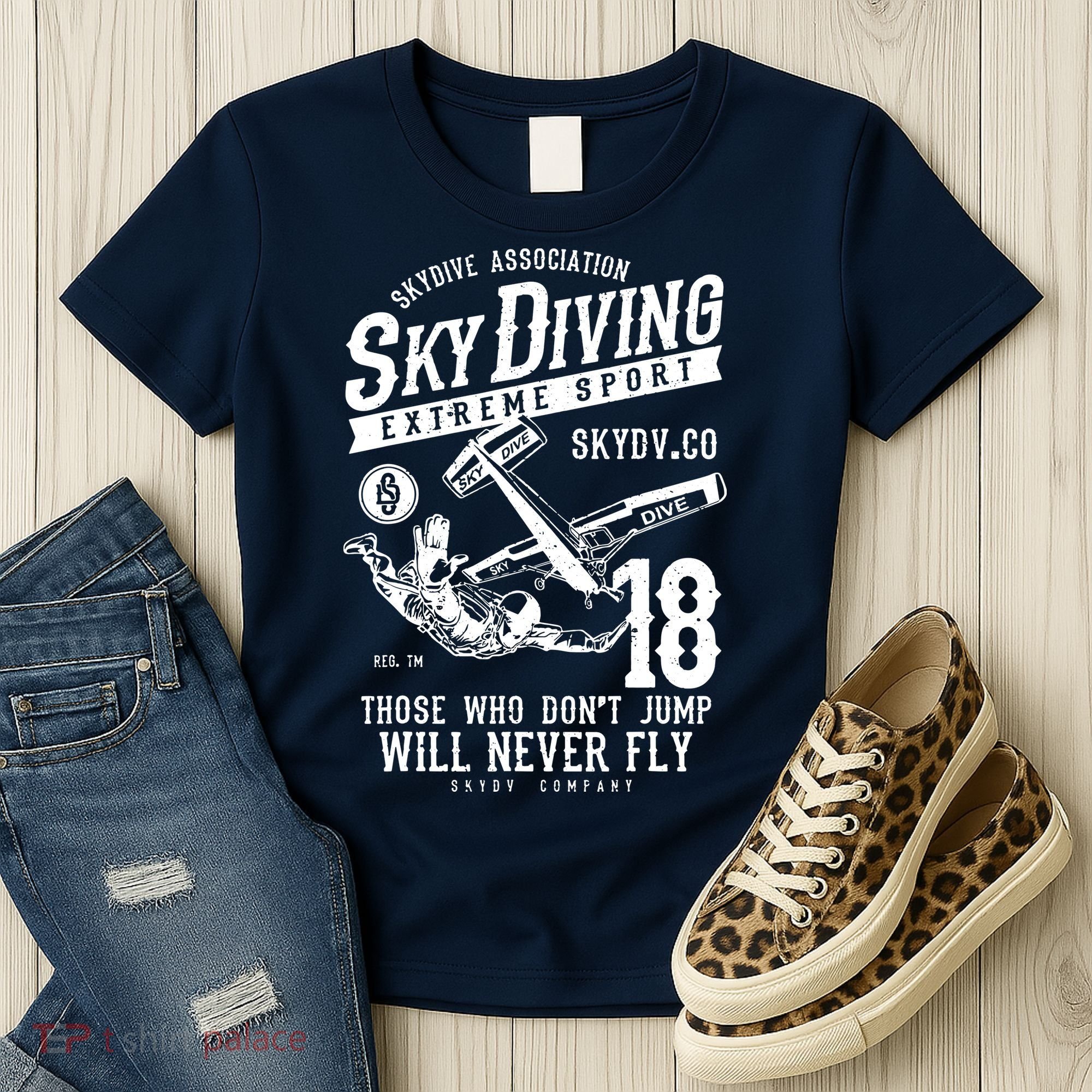 Skydiving Parachuting Skydive Tee Skydiver Women's T-Shirt
