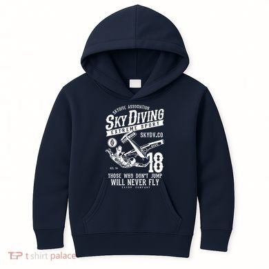 Skydiving Parachuting Skydive Tee Skydiver Kids Hoodie