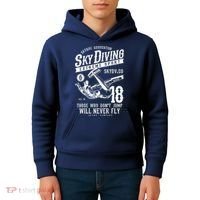 Skydiving Parachuting Skydive Tee Skydiver Kids Hoodie thumb 4