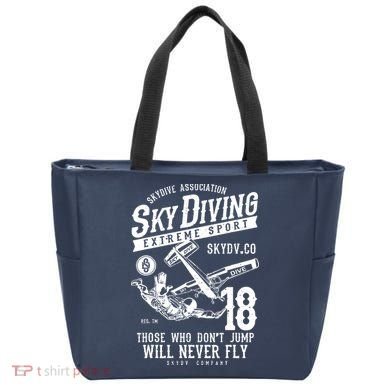 Skydiving Parachuting Skydive Tee Skydiver Tote Bag