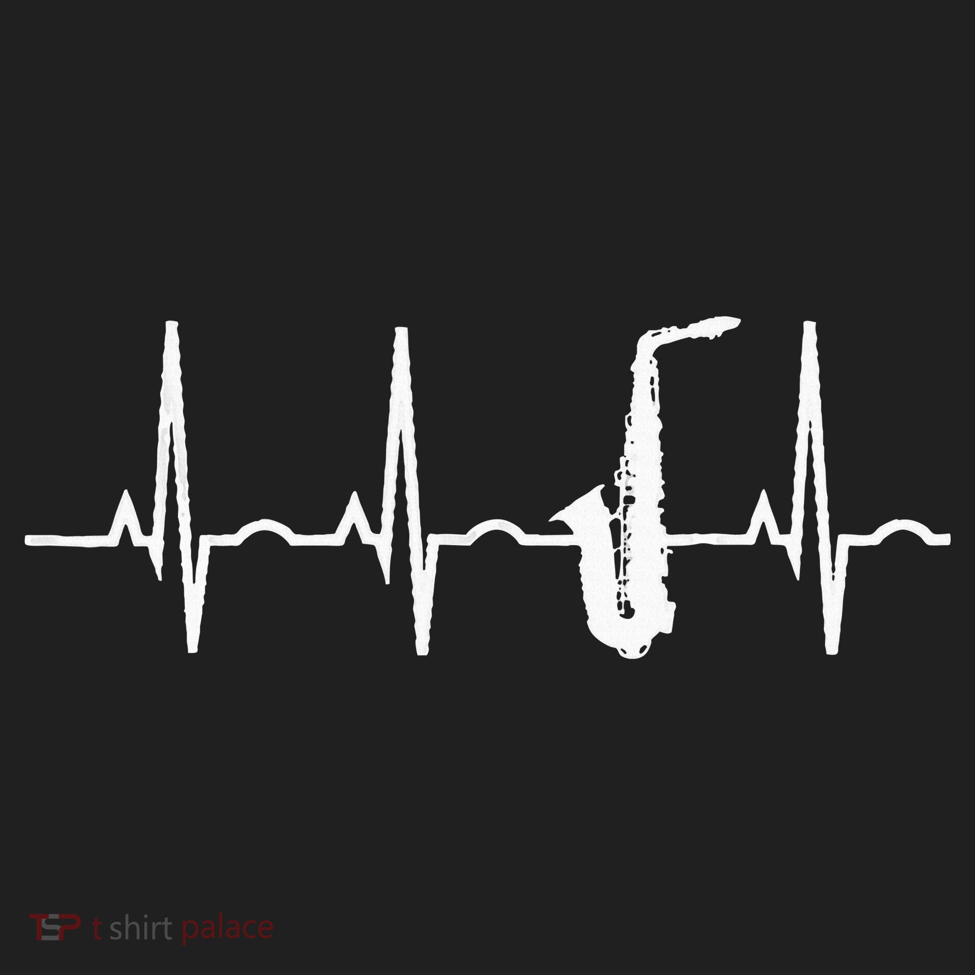 Saxophone Player Saxophone Heartbeat  Women's Sweatshirt