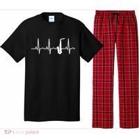 Saxophone Player Saxophone Heartbeat  Pajama Set thumb 0