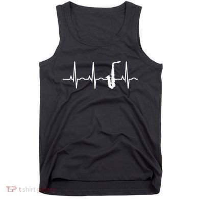 Saxophone Player Saxophone Heartbeat  Tank Top