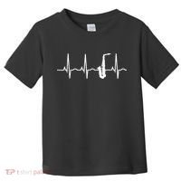 Saxophone Player Saxophone Heartbeat  Toddler T-Shirt thumb 0
