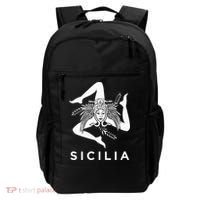 Sicilian Pride Sicilia Sicilian Flag Trinacria Backpack thumb 0