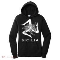 Sicilian Pride Sicilia Sicilian Flag Trinacria Women's Hoodie thumb 0