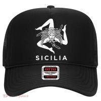 Sicilian Pride Sicilia Sicilian Flag Trinacria Hat thumb 0