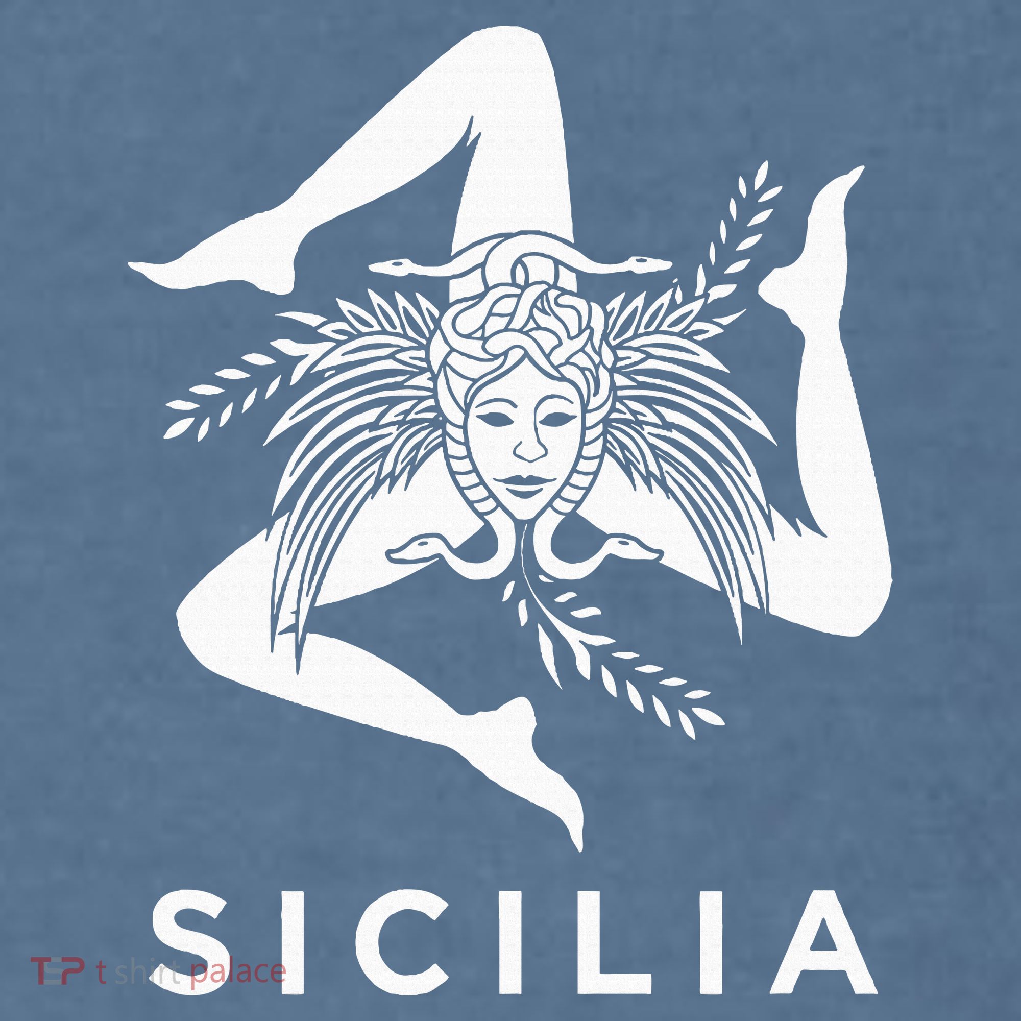 Sicilian Pride Sicilia Sicilian Flag Trinacria Comfort Colors Garment-Dyed Hooded Sweatshirt