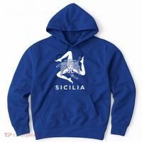 Sicilian Pride Sicilia Sicilian Flag Trinacria Hoodie thumb 0