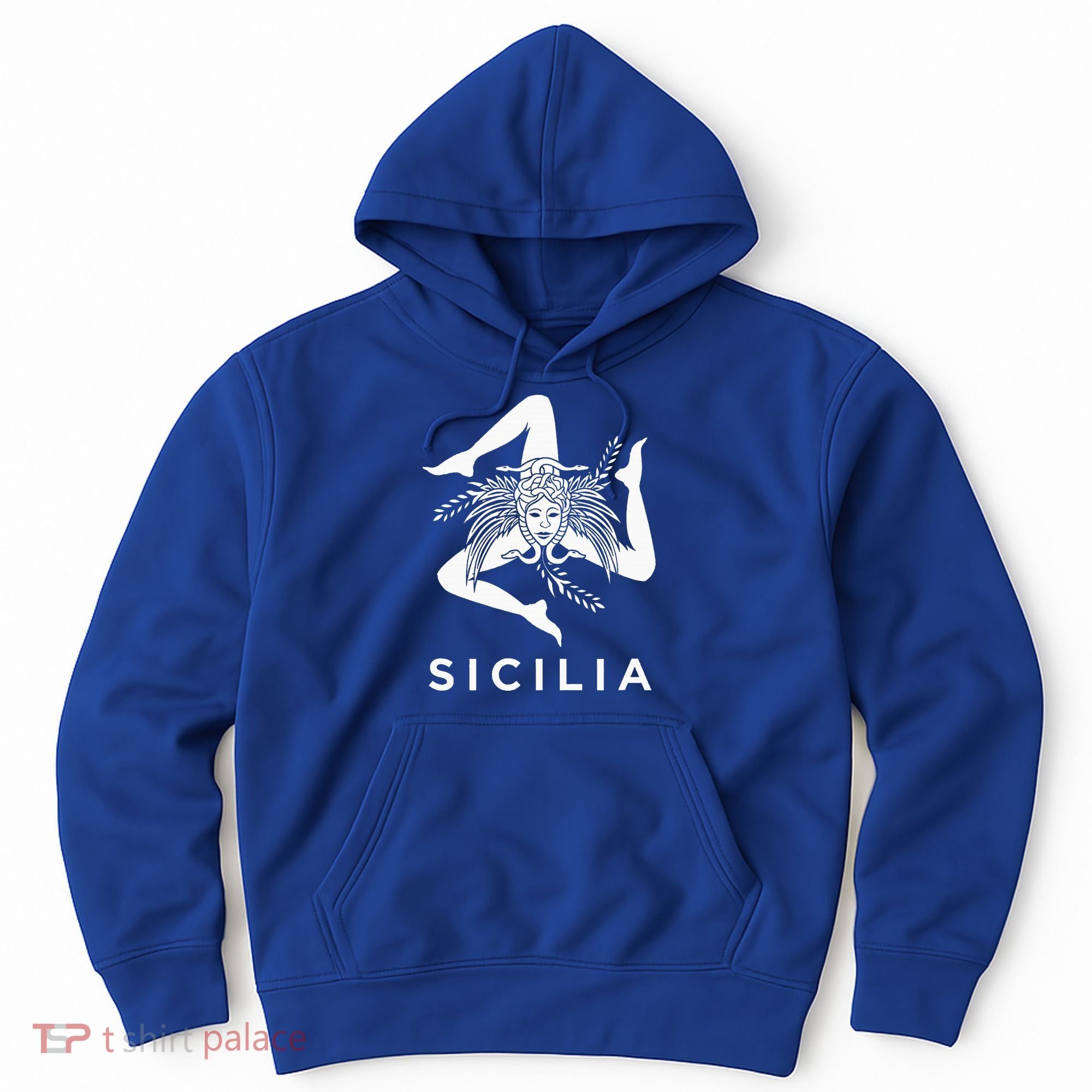 Sicilian Pride Sicilia Sicilian Flag Trinacria Hoodie