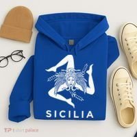 Sicilian Pride Sicilia Sicilian Flag Trinacria Hoodie thumb 4