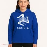 Sicilian Pride Sicilia Sicilian Flag Trinacria Hoodie thumb 5