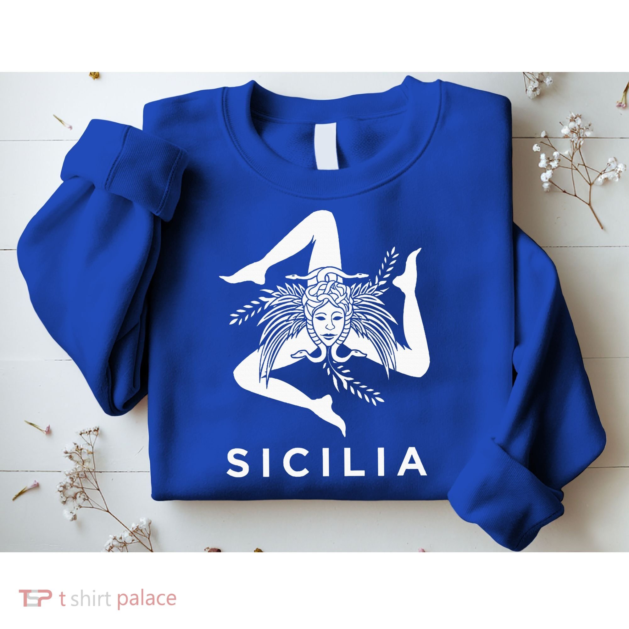 Sicilian Pride Sicilia Sicilian Flag Trinacria Sweatshirt