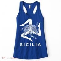 Sicilian Pride Sicilia Sicilian Flag Trinacria Women's Tank Top thumb 0