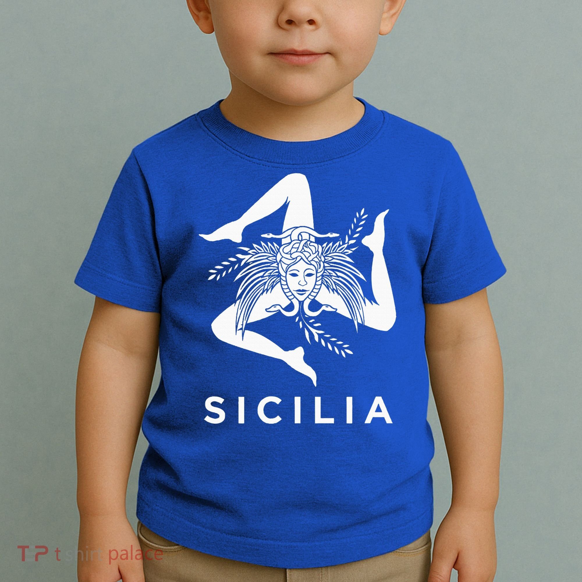 Sicilian Pride Sicilia Sicilian Flag Trinacria Toddler T-Shirt